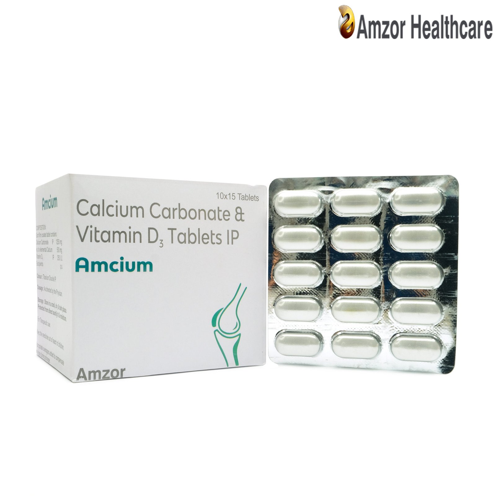 AMCIUM Tablets | CALCIUM CARBONATE & VITAMIN D Tab