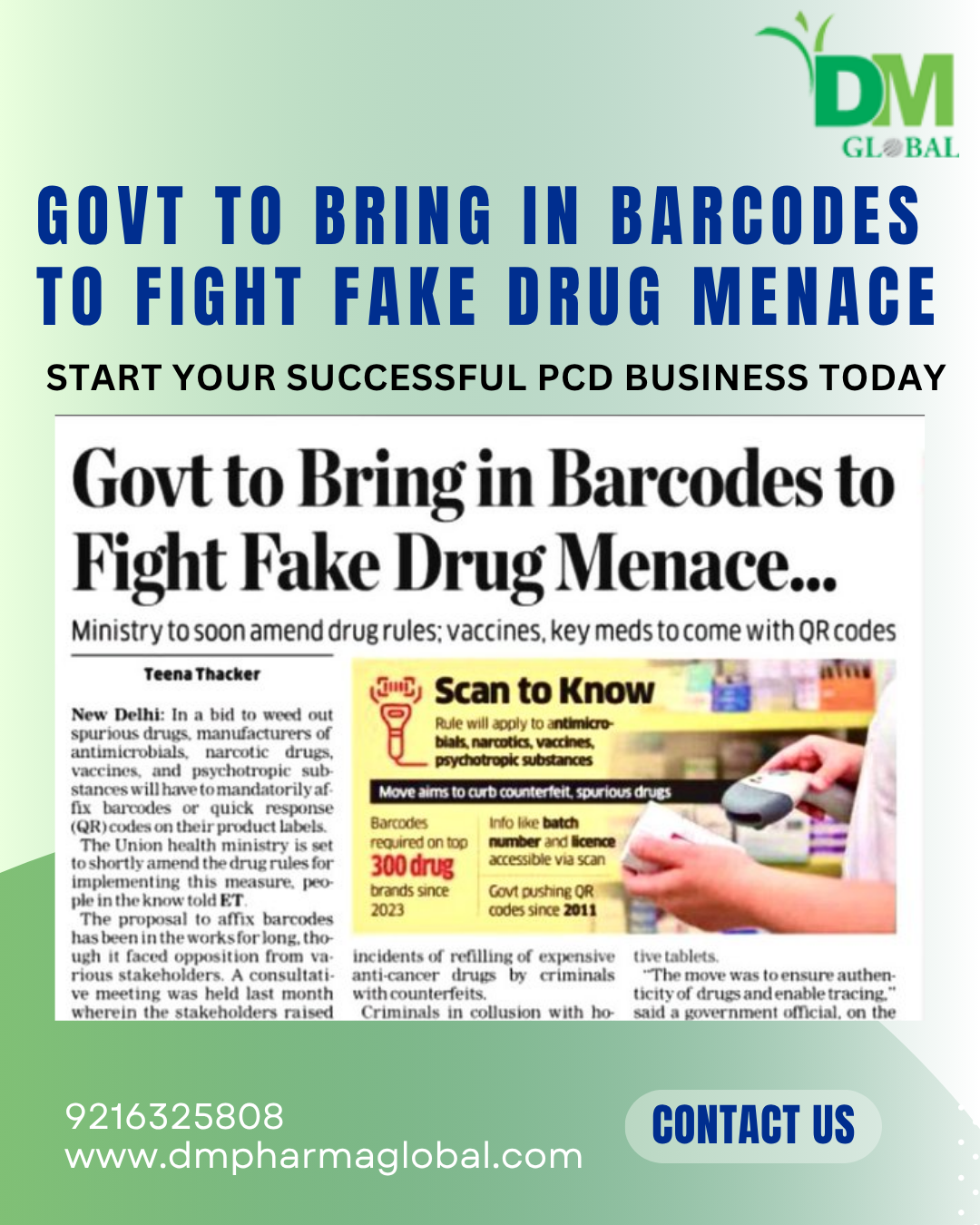 Govt to Bring in Barcodes to Fight Fake Drug Menace