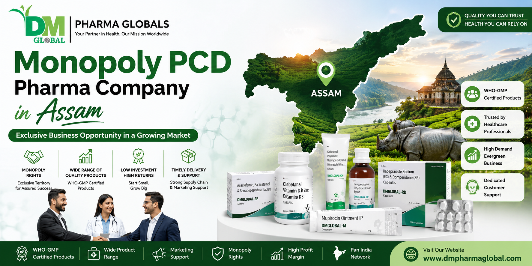 Monopoly PCD Pharma Company in Assam
