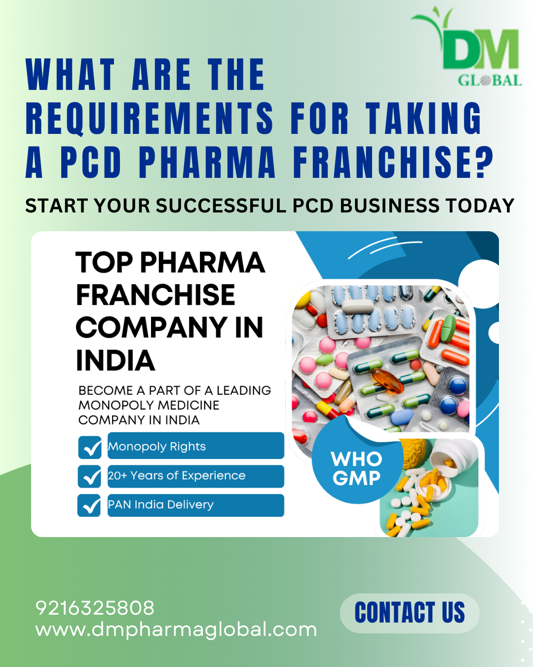 What Are The Requirements for Taking a PCD Pharma Franchise?