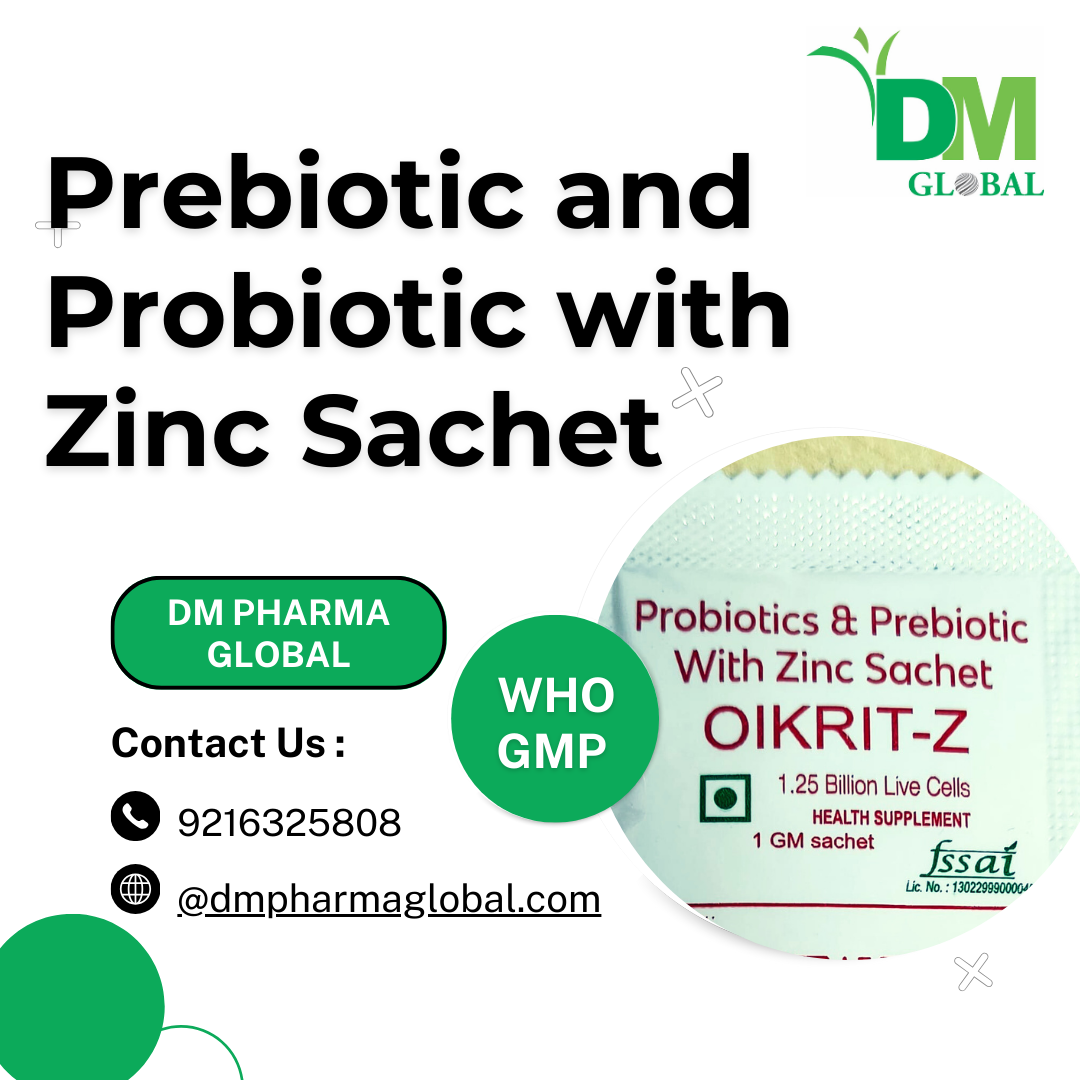 Prebiotic and Probiotic with Zinc Sachet