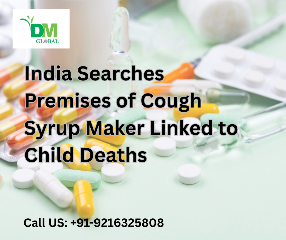 India Searches Premises of Cough Syrup Maker Linked to Child Deaths