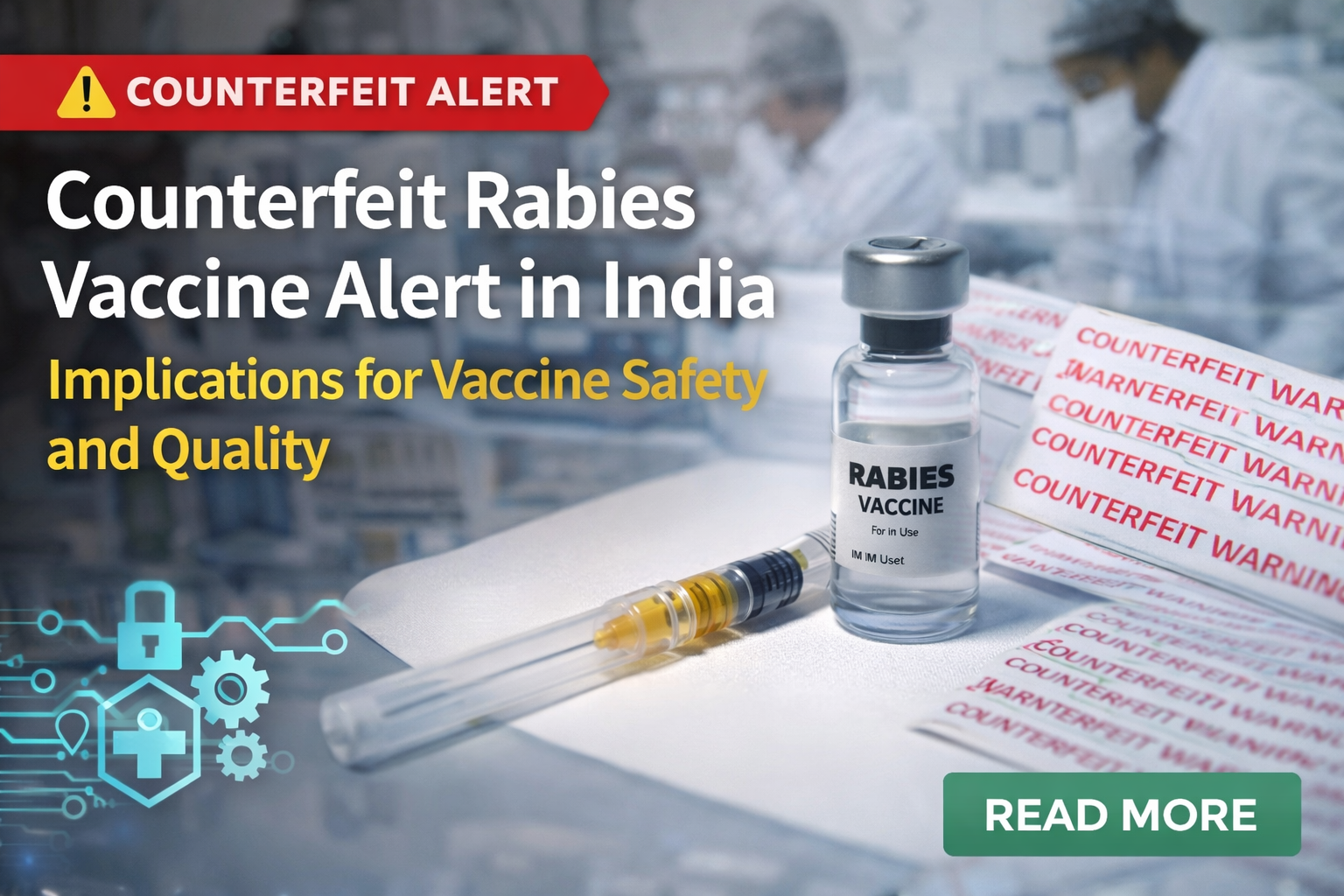 counterfeit rabies vaccine india, rabies vaccine alert india, fake rabies vaccine, vaccine safety india, pharmaceutical quality control india