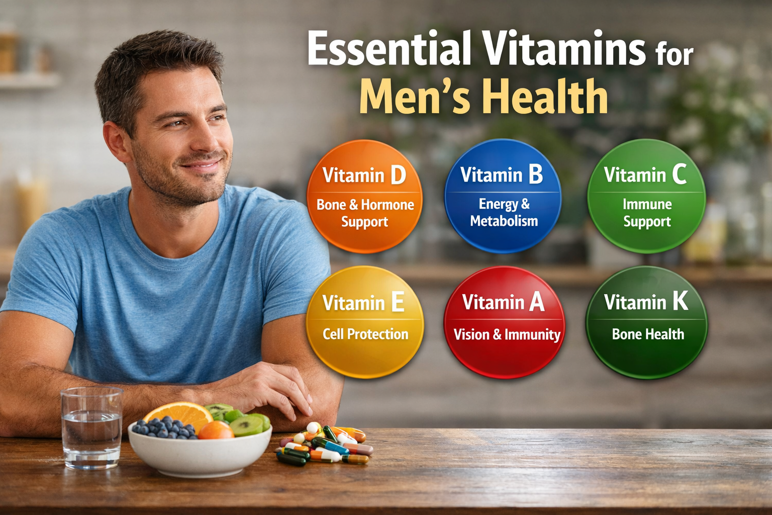 Essential Vitamins for Men’s Health
