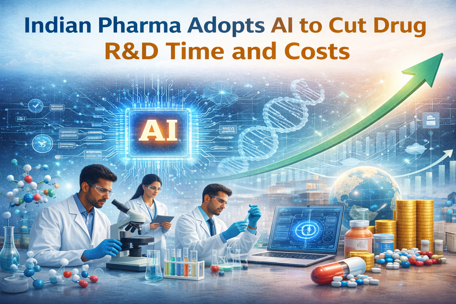 Indian Pharma Adopts AI to Reduce Drug R&D Time and Costs