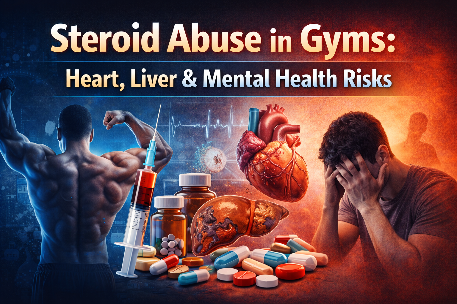 Steroid Abuse in Gyms: Heart, Liver & Mental Health Risks