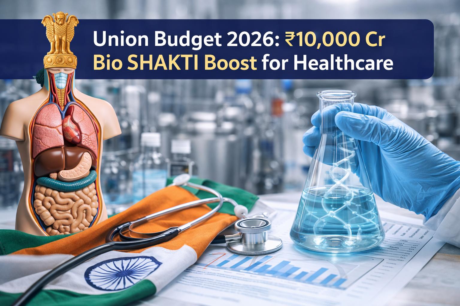 Union Budget 2026: ₹10,000 Cr Bio SHAKTI Boost for Healthcare