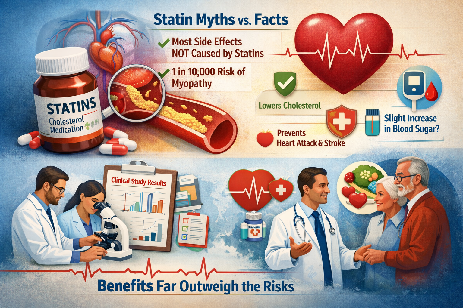 statins do not cause most of the side effects commonly