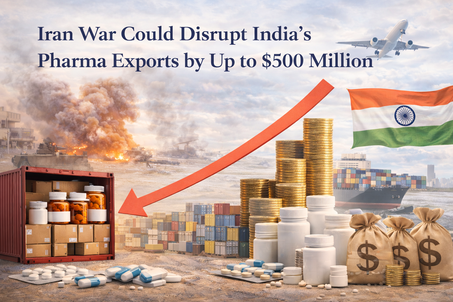 Iran War Could Disrupt India’s Pharma Exports by Up to $500 Million