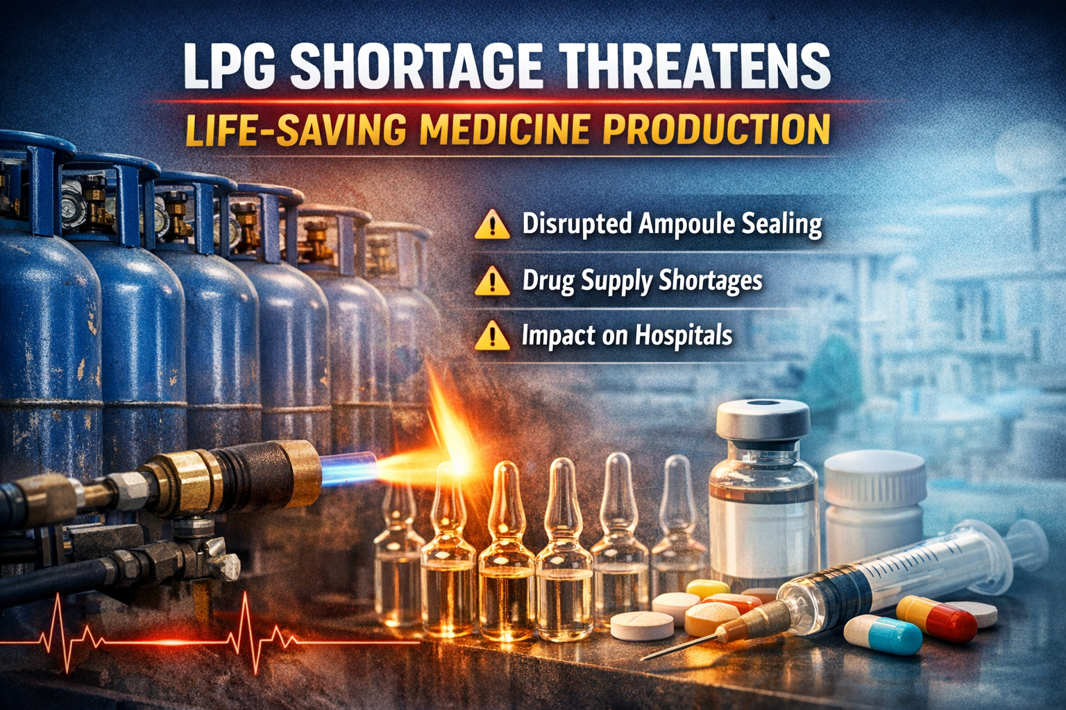 LPG shortage impacts medicine production