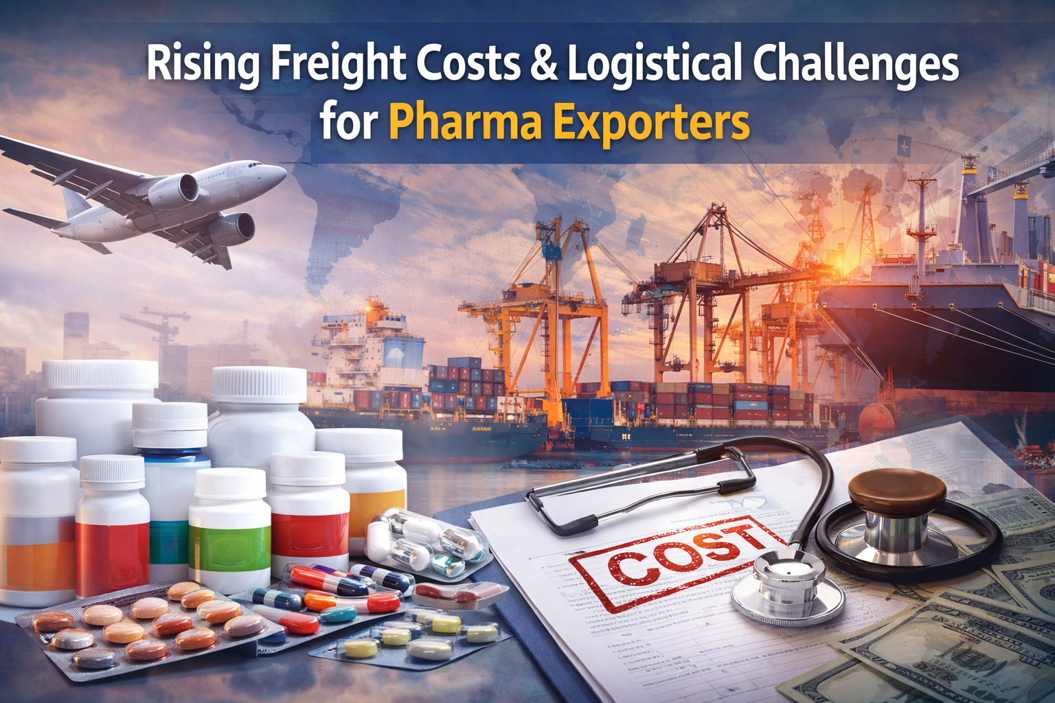 Rising freight costs in pharma export
