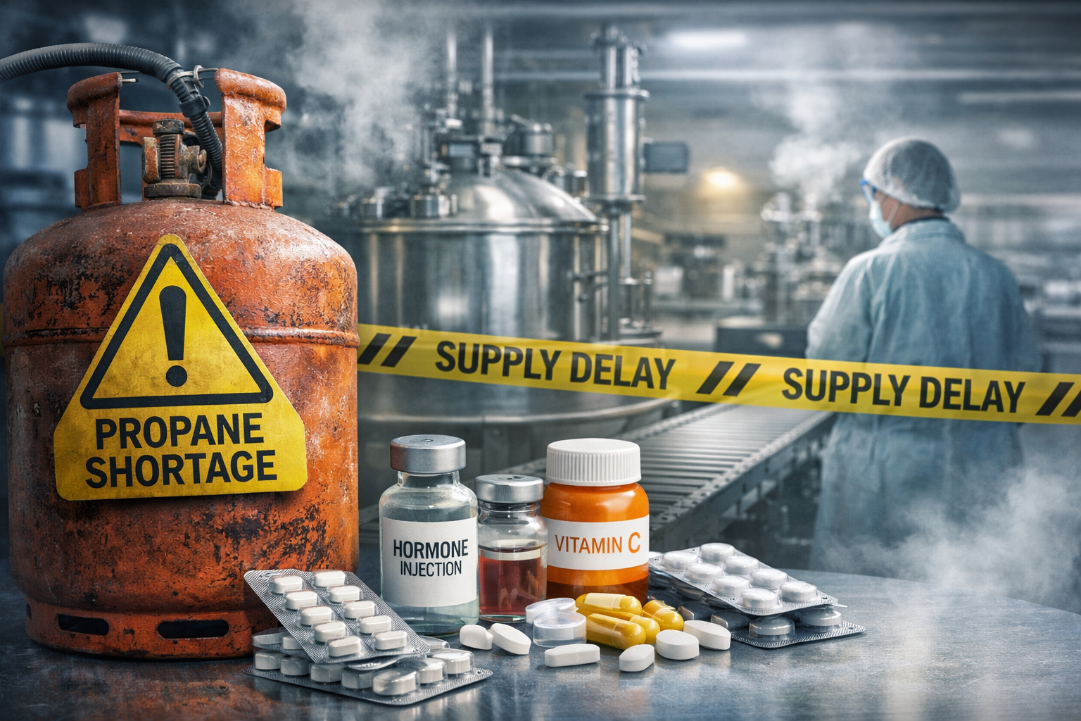Propane shortage impact on pharmaceuticals