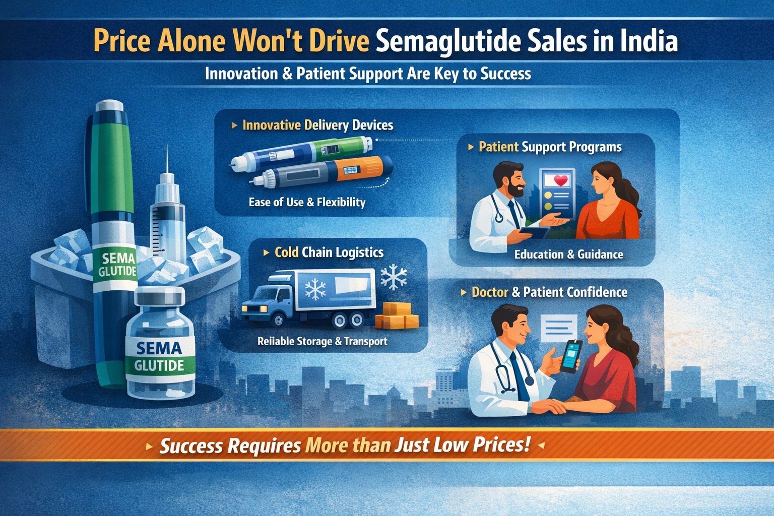 Why Price Alone Won’t Drive Semaglutide Sales in India’s Evolving Pharma Market