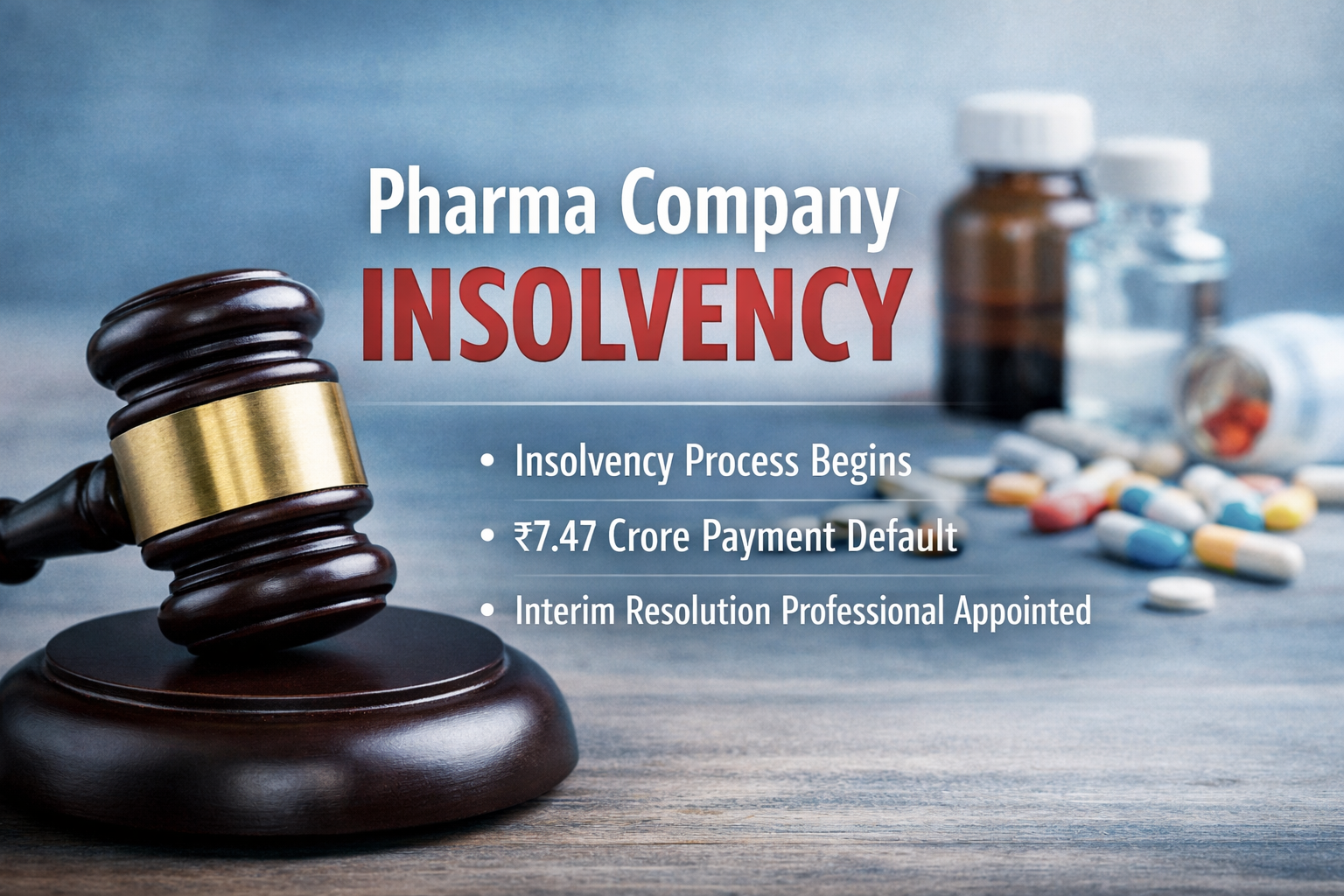 pharma company insolvency