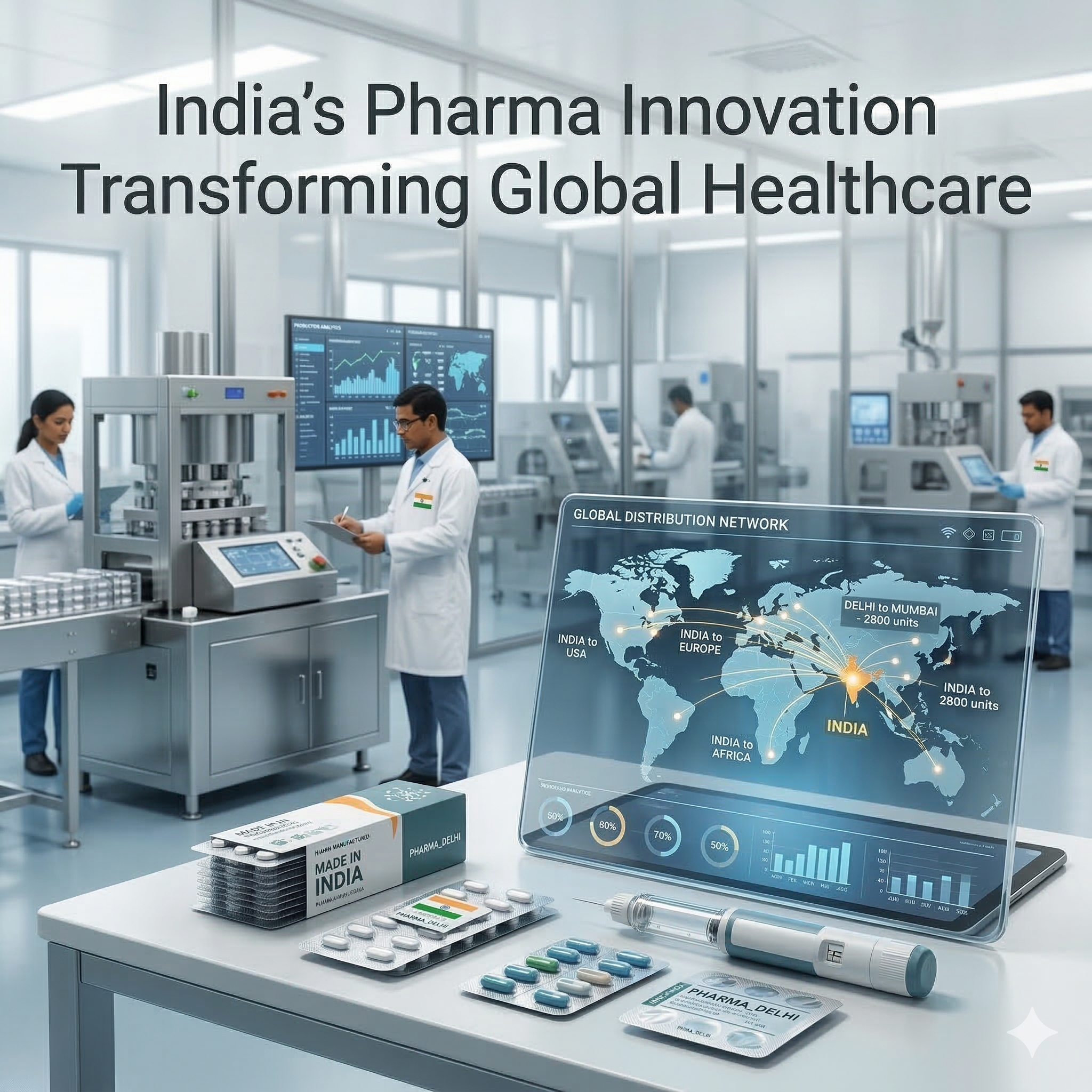 India’s Pharma Innovation Transforming Global Healthcare