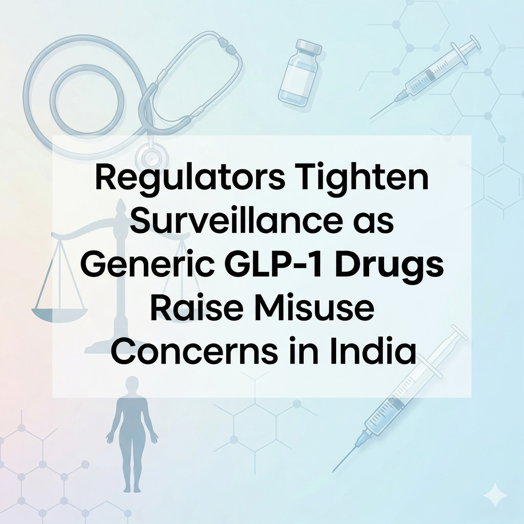 Regulators Tighten Surveillance as Generic GLP-1 Drugs Raise Misuse Concerns in India