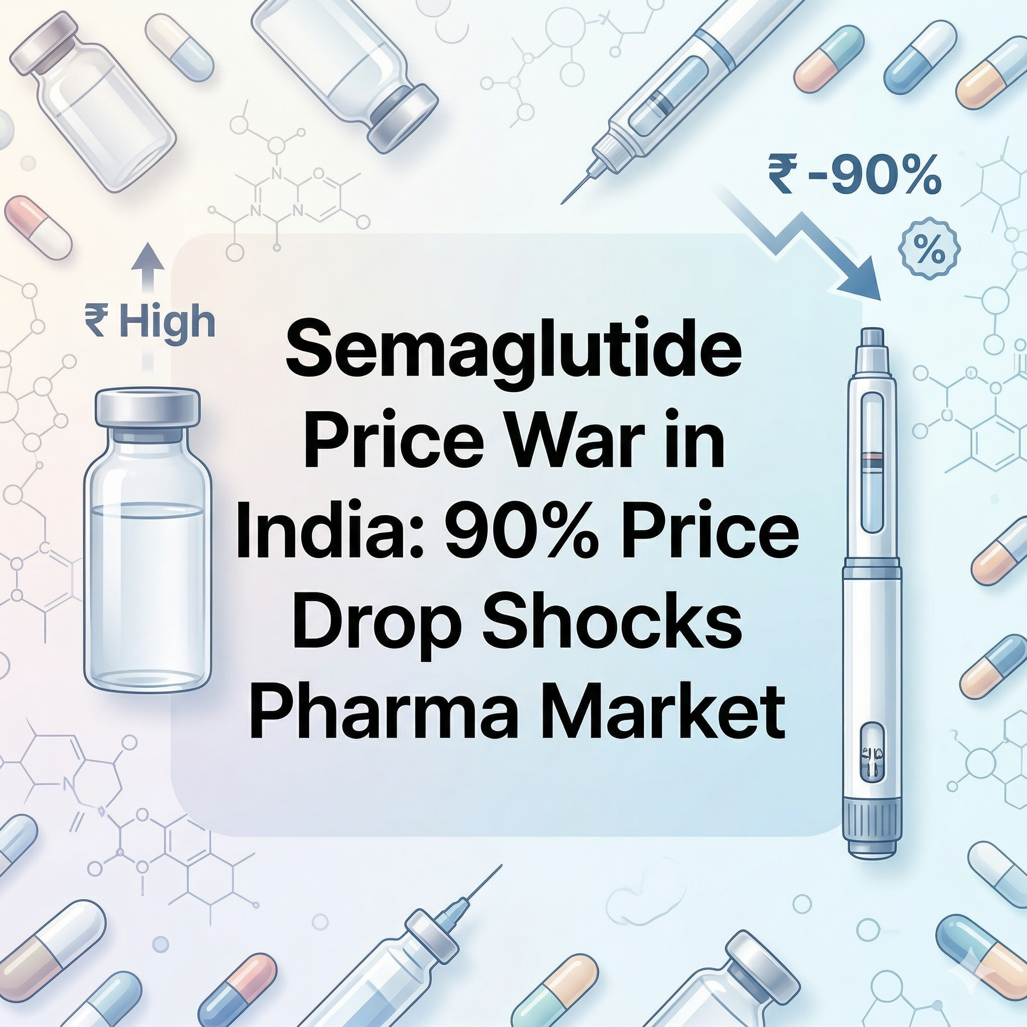 Semaglutide Price War in India: 90% Price Drop Shocks Pharma Market