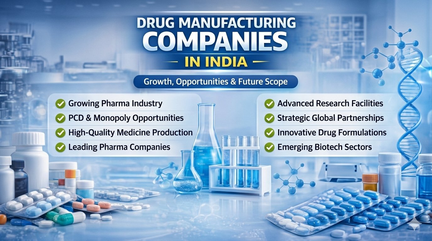 Drug Manufacturing Companies in India