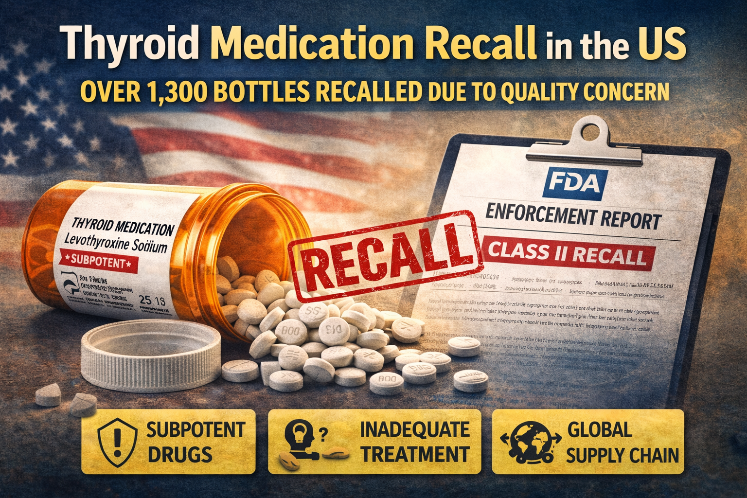 Thyroid medication recall in the US