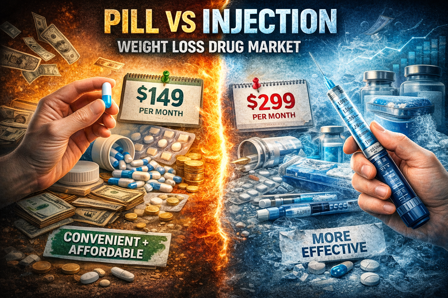 Pill vs injection: cost and effectiveness